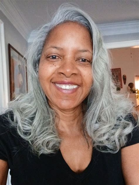 Pin by Carvetta Williams on Loving the Gray (Hair) | Gray hair beauty