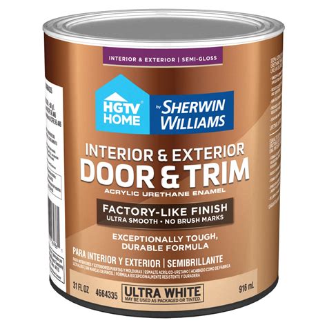 HGTV HOME by Sherwin-Williams Semi-gloss Door & Trim Paint at Lowes.com