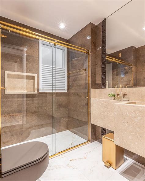 Banheiros Bege E Marrom - Banheiro Bege e Marrom: Inspiração para Decorar seu Banheiro