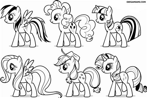 40 Desenhos de My Little Pony para colorir - Arte para toda a festa