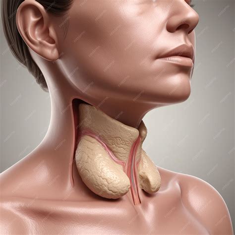 A detailed anatomically accurate illustration of the human necks