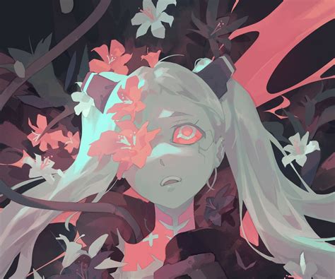 Rebecca in Bloom: Cyberpunk Edgerunners Anime HD Wallpaper by Leonardo