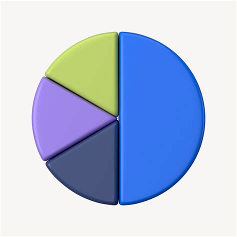 Colorful pie chart business graph | Premium Photo - rawpixel