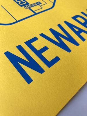 Newark, Delaware Street Map Screen Print - School Street Posters