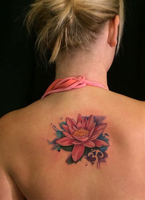 Tribal Water Lily Tattoos