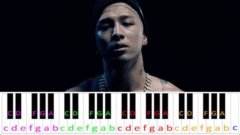 EYES, NOSE, LIPS by TAEYANG | Piano Letter Notes