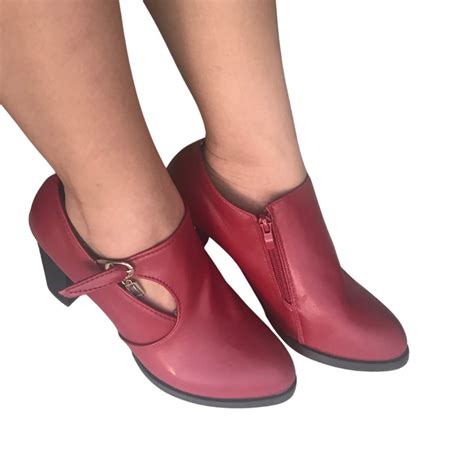 Red High Heels Boots, Women's Fashion, Footwear, Boots on Carousell