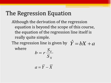 simple linear regression powerpoint