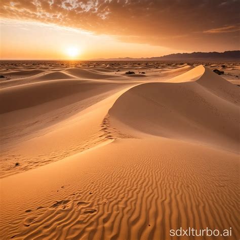 Desert Sand Sunset