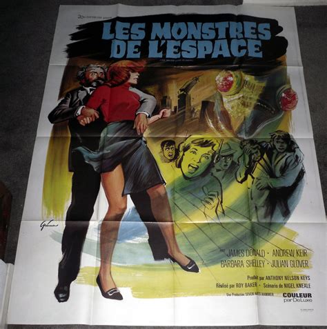 QUATERMASS AND THE PIT original large 1967 HAMMER movie poster BARBARA