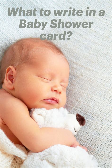 what to write on baby shower card 1