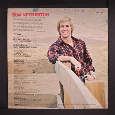 TOM NETHERTON: just as i am WORD 12" LP 33 RPM | eBay