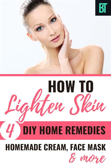 How to Lighten Your Skin Naturally: 4 DIY Skin Lightening Home Remedies