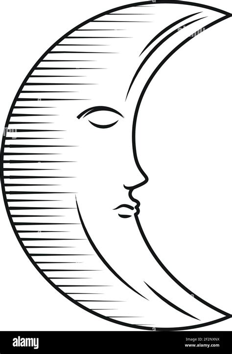 Half Moon Drawing