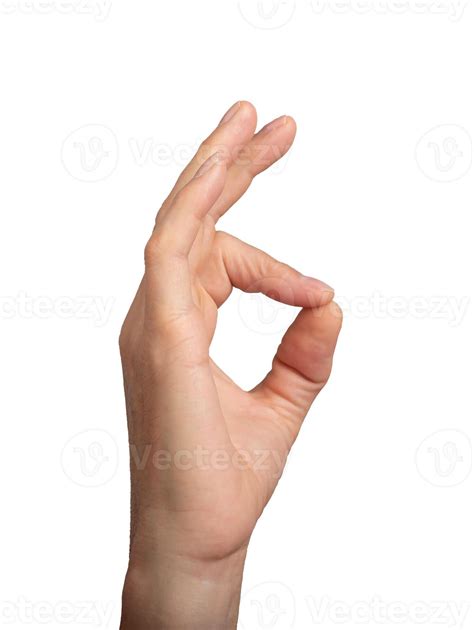 OK and okay, hand gesture, sign isolated on white background 47071055