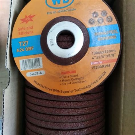 Batu gerinda poles WD 4" x 6mm batu gerinda poles 4x6 mata gerinda ...