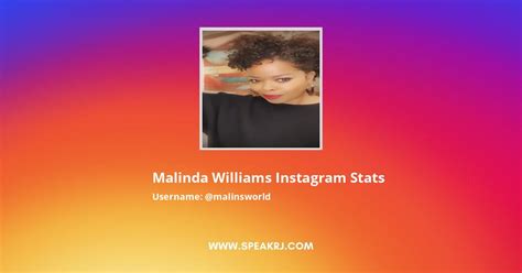 Malinda Williams Instagram Followers Statistics / Analytics - SPEAKRJ Stats