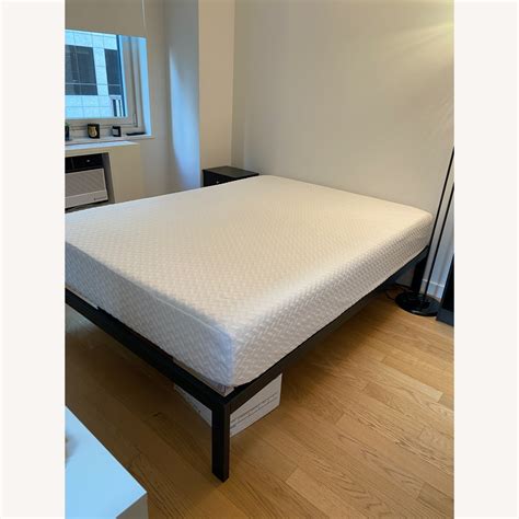 Black Metal Bed Frame - AptDeco