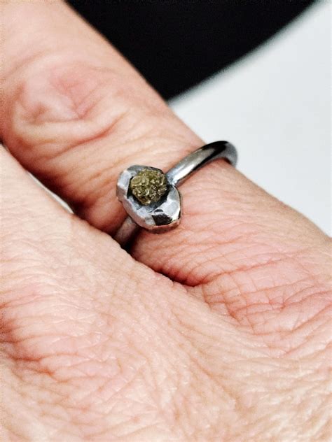 Resilience Ring, Unique Sterling Silver Rings With Lab-created Rubies
