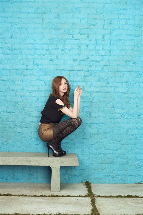 KAREN GILLAN – Selfie Promos – HawtCelebs