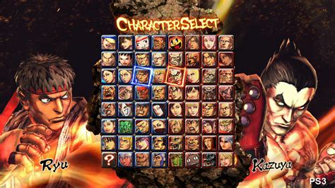 Super Street Fighter x Tekken characters select. by juniorbunny on ...