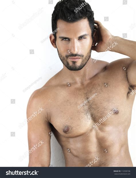 Sexy Shirtless Fit Male Model Against Stock Photo 112330106 | Shutterstock
