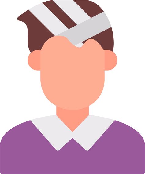 injury flat icon  vector art  vecteezy