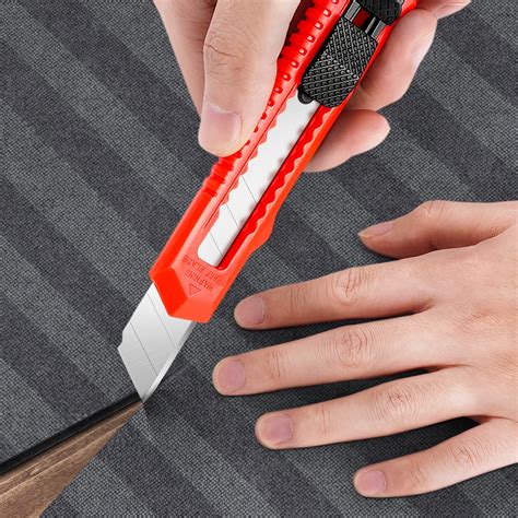 pack box cutter retractable box cutter knife  mm wide utility