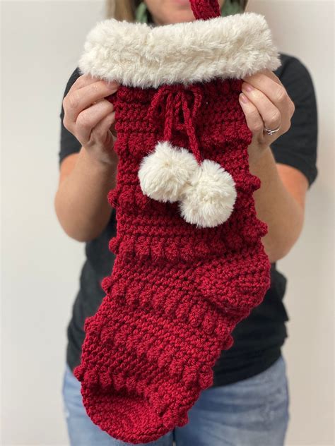 CROCHET PATTERN Christmas Stocking Christmas Crochet | Etsy UK