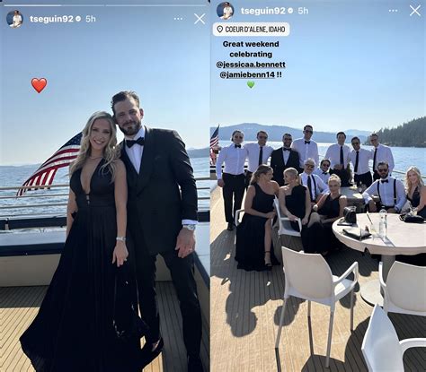 In Photos: Jamie Benn ties the knot with Jessica Bennett in mesmerizing