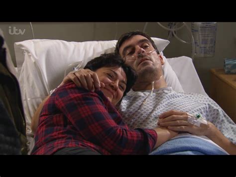 Jeff Hordley and Natalie J Robb