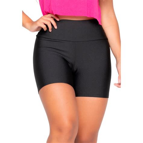 Short De Cintura Alta - Short Cintura Alta Fitness Curto Suplex Academia | Shopee Brasil