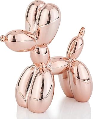 Amazon.com: Balloon Dog Sculpture Gold, Aesthetic Decorative Dog Statue