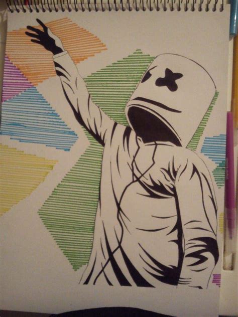 Dibujo de marshmello !!! | •Arte Amino• Amino