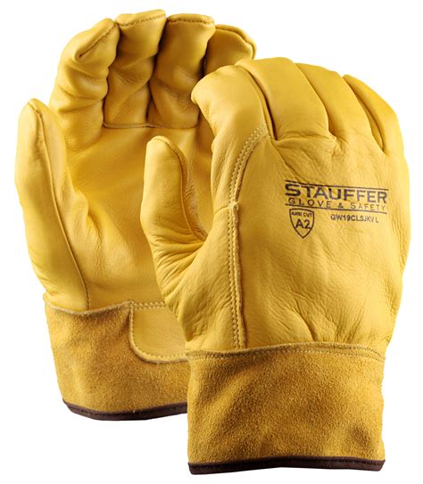 Stauffer Glove & Safety GW19CLSJKV S - Premium Leather Welding Glove