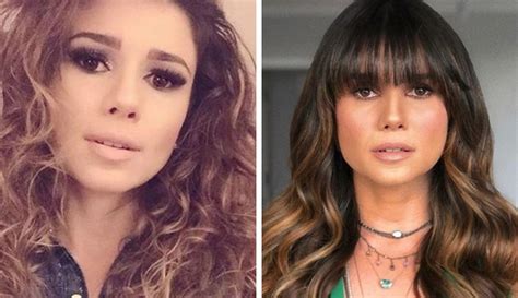 Paula Fernandes Antes E Depois Da Harmonização - Veja antes e depois de Paula Fernandes! Novo look da cantora continua ...