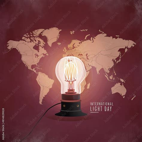 international day  light flat illustration international day