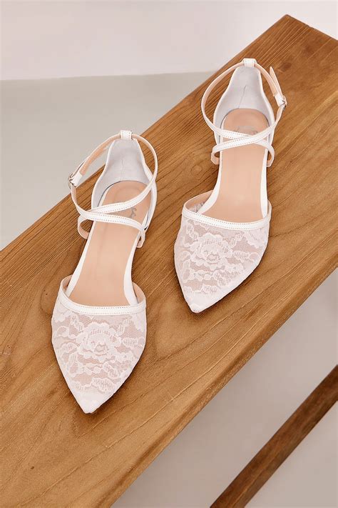 White Lace Ballet Flats for Wedding | Bridal Flats | Greek Chic