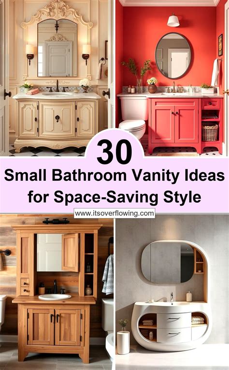 small bathroom vanity ideas  space saving style