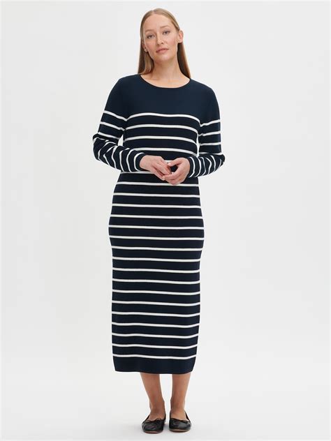 MILANO Women's Knit Dress In Blue | Nanso