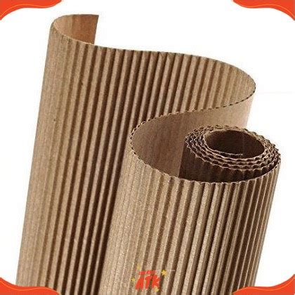 jual karton packing corrugated paper    cm single face kardus