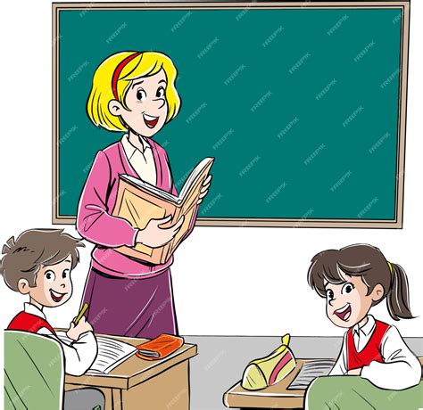 Grappige Middelbare School Leraar Cartoons