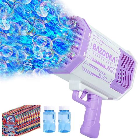 Amazon.com: Bubble Gun, 69 Holes Bubble Machine Bubbles Kids Toys for