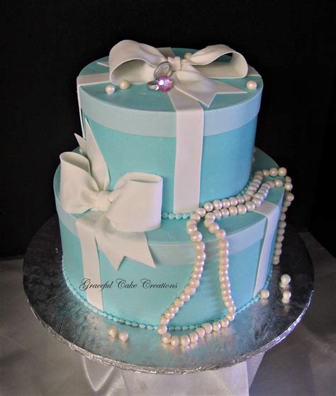 tiffany blue gift box bridal shower cake grace tari flickr