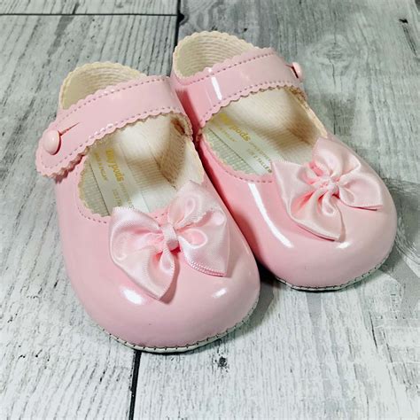 Baby Girl Shoes Baypods Soft Sole Pink Crib Shoes – Lullaby Lane Baby Shop