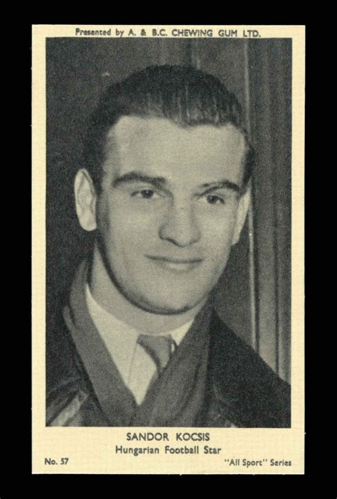 Download Hungarian Football Star Sandor Kocsis Wallpaper | Wallpapers.com