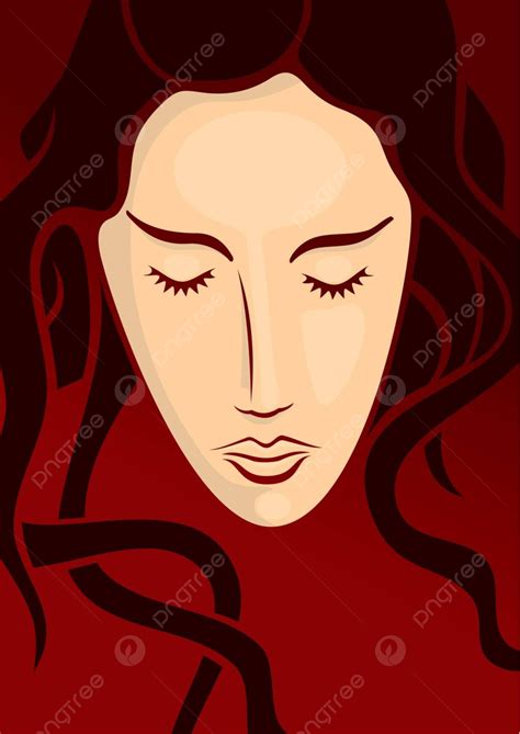 cosmetics girl template hair young clip art vector hair young clip
