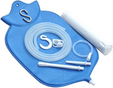 Amazon.com: HealthGoodsIn - The Perfect Enema Bag Kit in Blue Color for ...