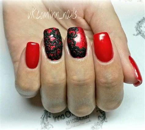 #комбинированный_маникюр #дизайн_ногтей #максимально_близко_к_кутикуле ...