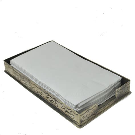 stamped silver guest towel holder paradigm texas